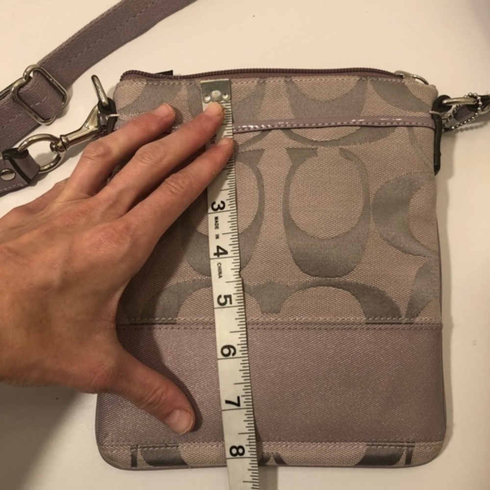 Coach purple lavender swingpack crossbody bag - Picture 3 of 13